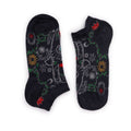 S/M Hop Hare Bamboo Low Cut Socks with Hamsa Design for Comfort