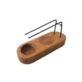 Small Palo Santo Heater with Teak Wood Mandala Design for Decor