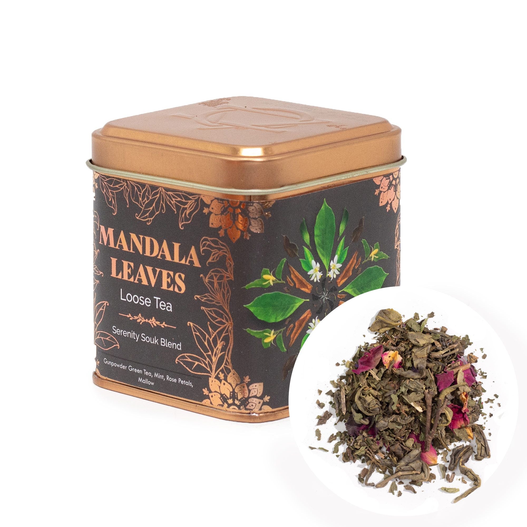 50g Serenity Souk Blend Refreshing Green Tea with Mint and Herbs