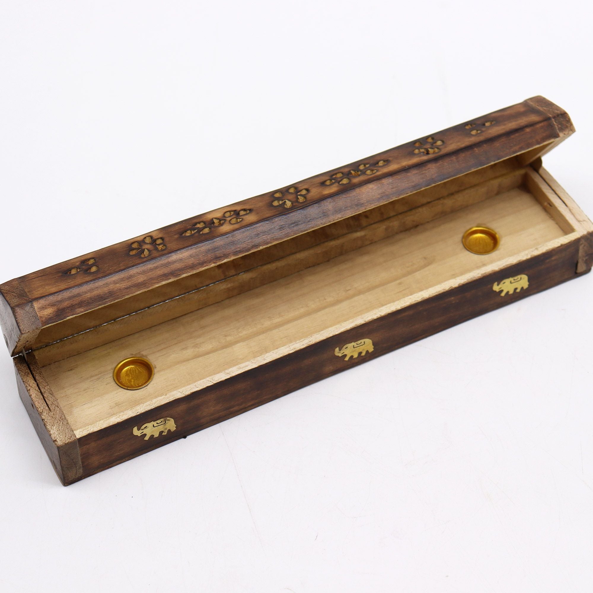 Smoke Boxes Made from Natural Mango Wood for Incense Burning
