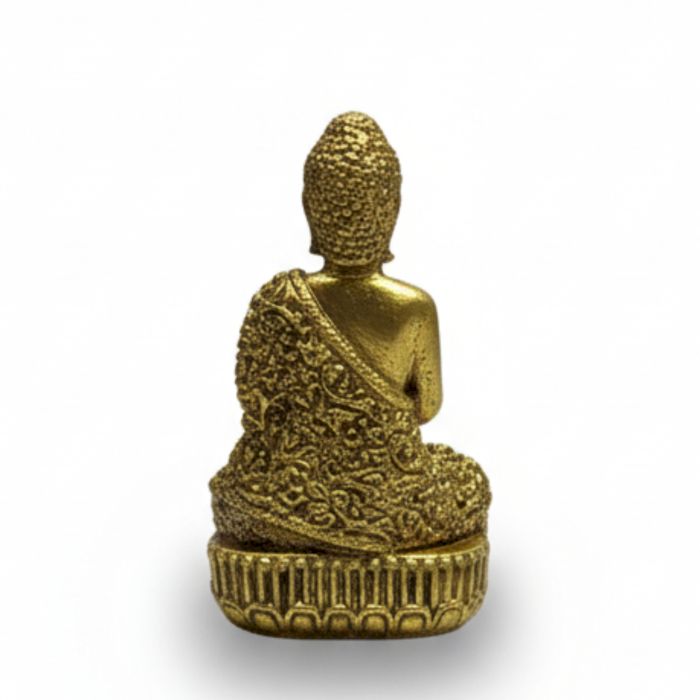 Brass Miniature Buddha Figurine Divine Charm for Your Home Decor