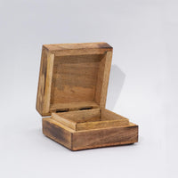 Hop Hare Small Enameled Square Box - Wolf & Moon