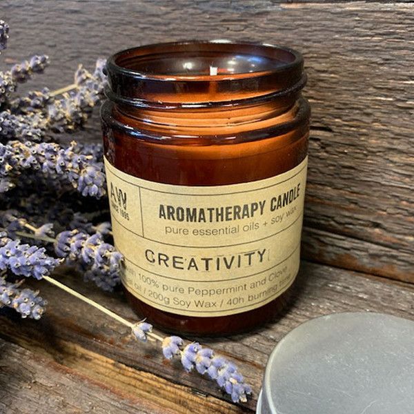Aromatherapy Candle Creativity for Clear Thinking and Relaxation