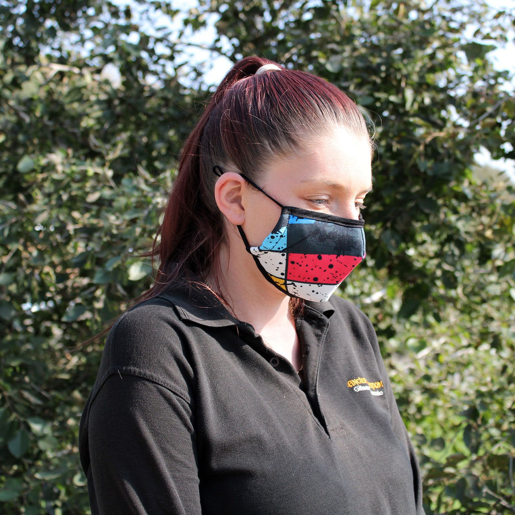 Reusable Fashion Face Covering with Graffiti Art Design for Adults