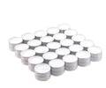 50 Unscented Tealights for Home Decor and Event Lighting Use
