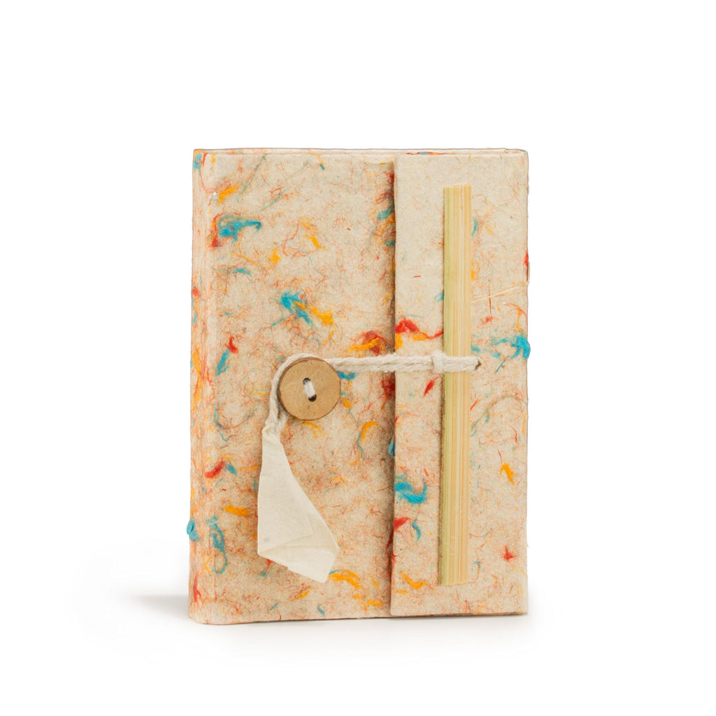 Lokta Mixed Colour Cotton Notebook Mini for Creative Note Taking