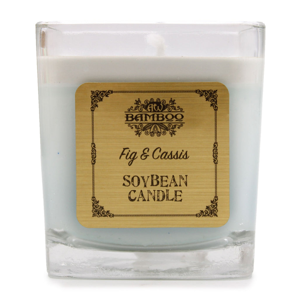 Soybean Jar Candles Fig & Cassis for Clean Burn and Elegance