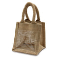 One Window Jar Gift Bag Eco Friendly Jute Packaging Solution