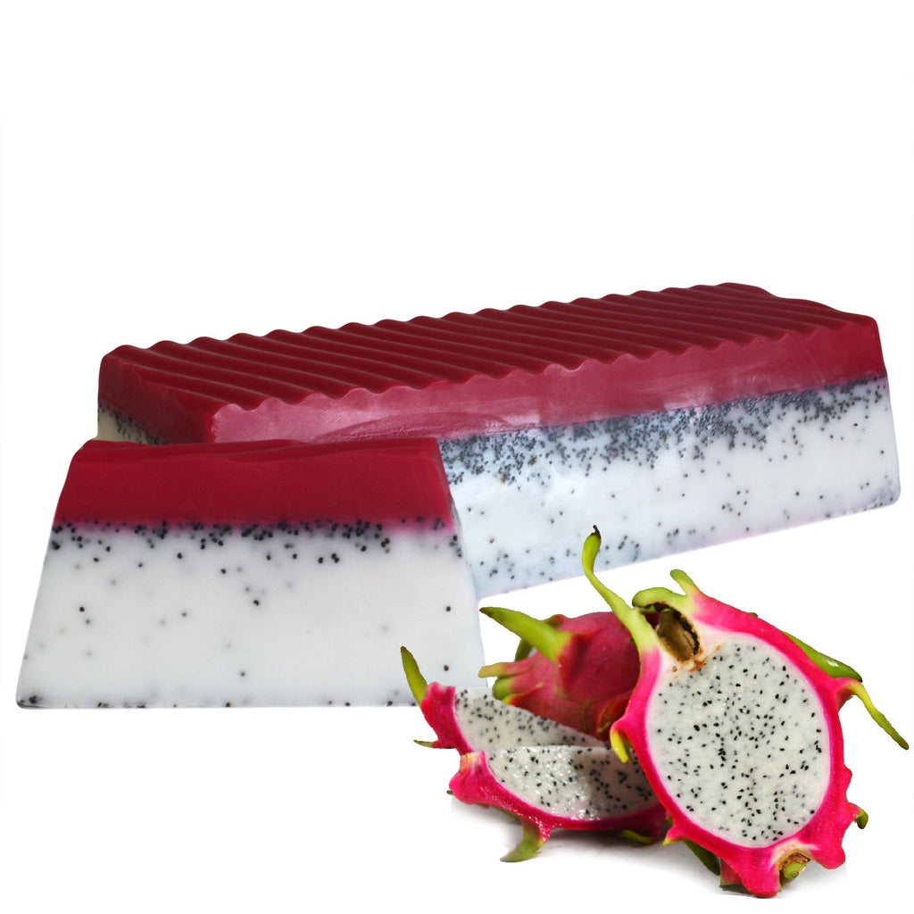 Tropical Paradise Soap Loaf with Dragon Fruit Aroma for Exfoliation