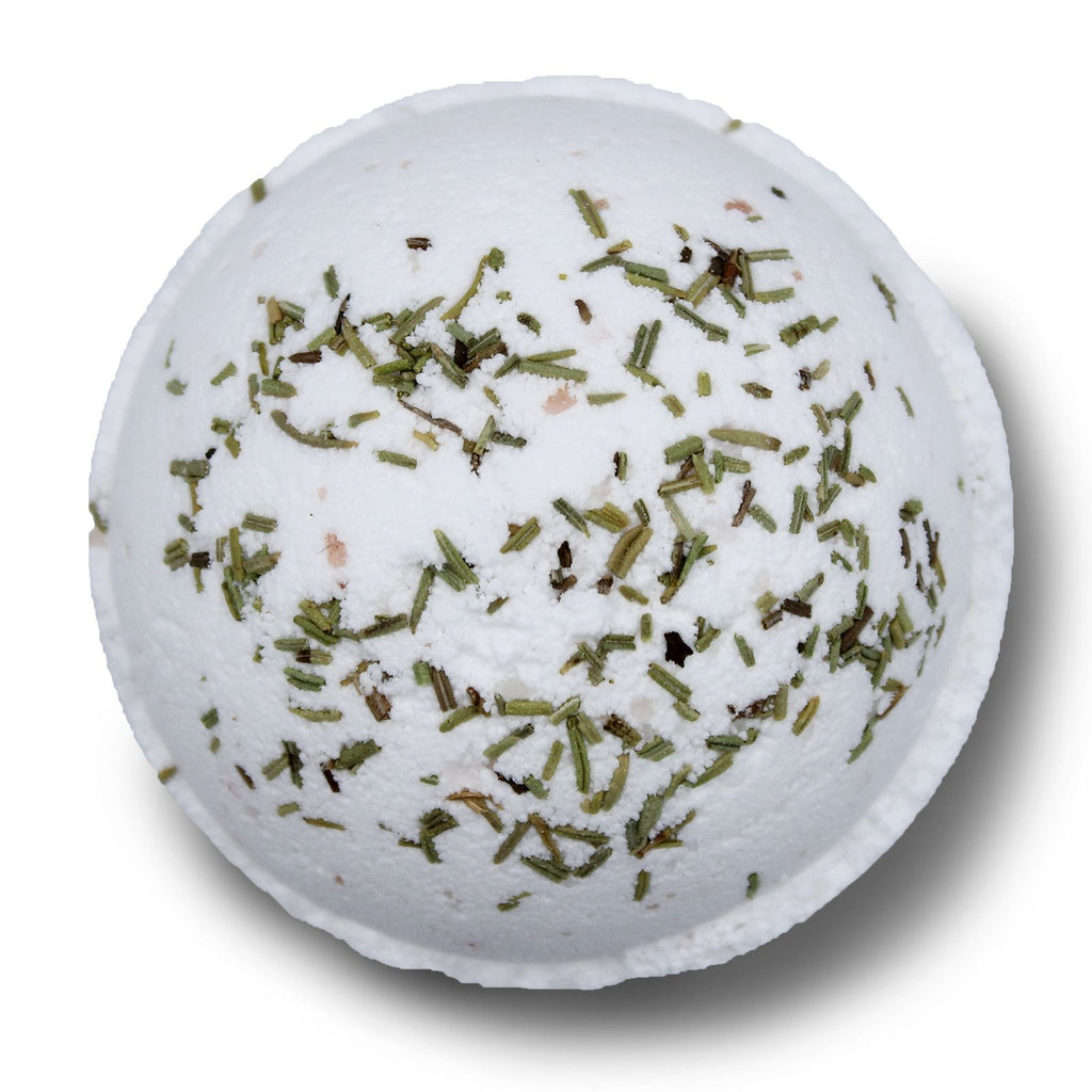 Clarity Himalayan Salt Bath Bomb with Rosemary and Clary Sage