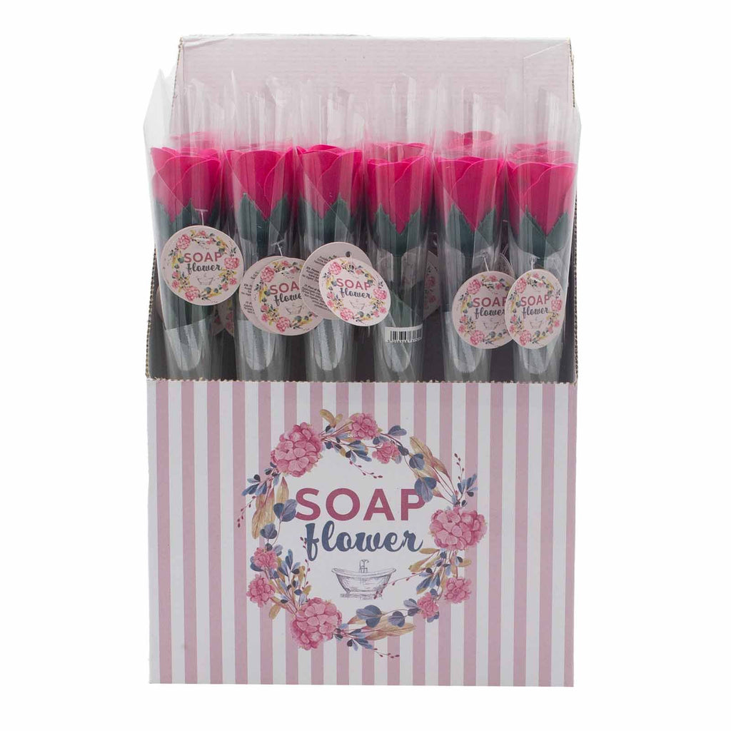 Small Pink Rose Soap Flower for Home Decor and Gifting