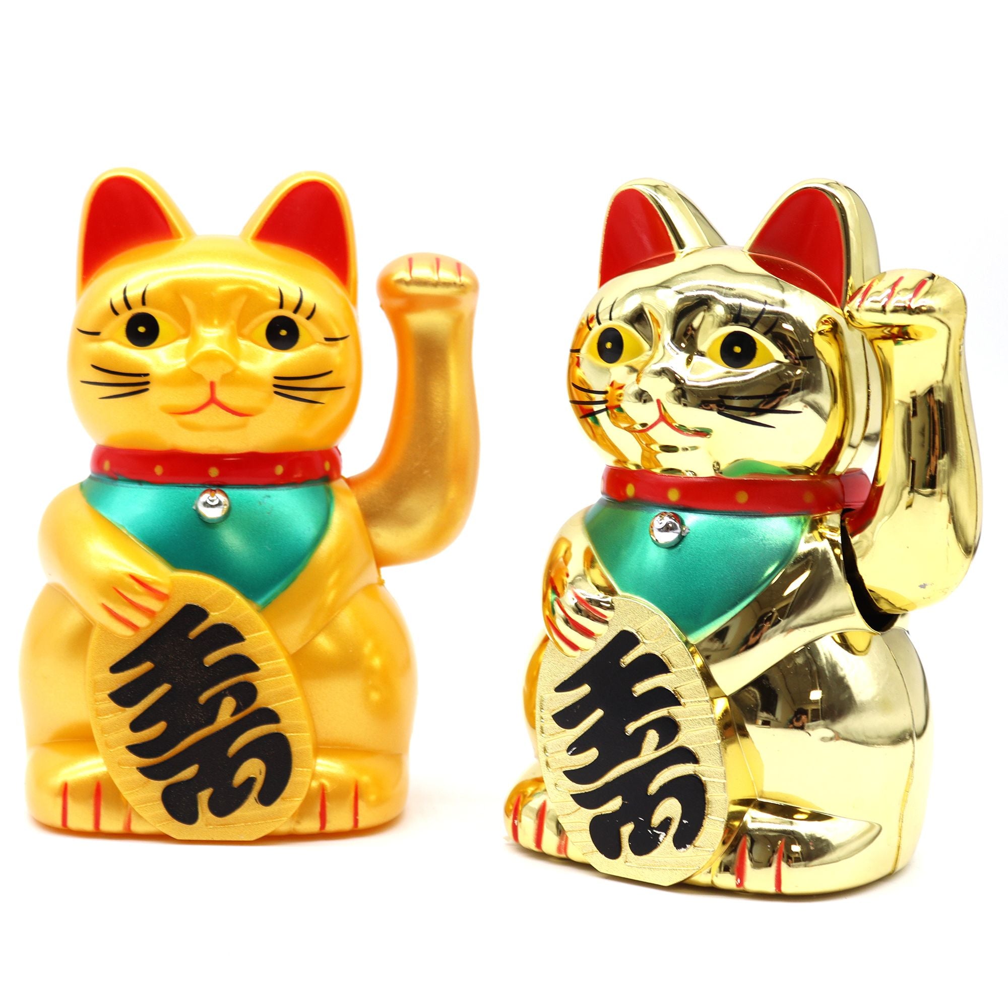 Very Gold Money Cat 15cm Lucky Waving Cat for Attracting Wealth