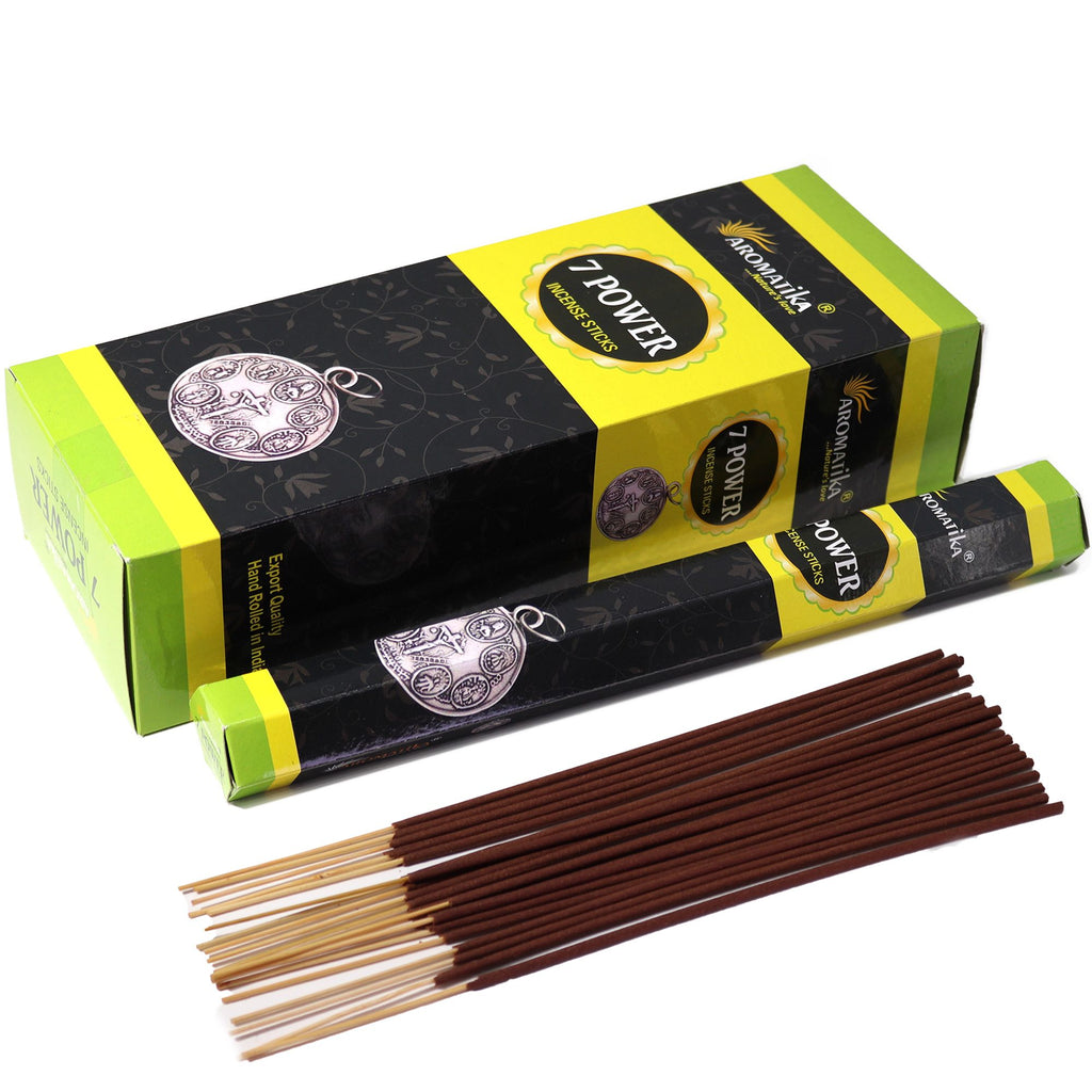 Aromatika Charcoal Free Hex Incense Sticks 7 Powers for Serenity