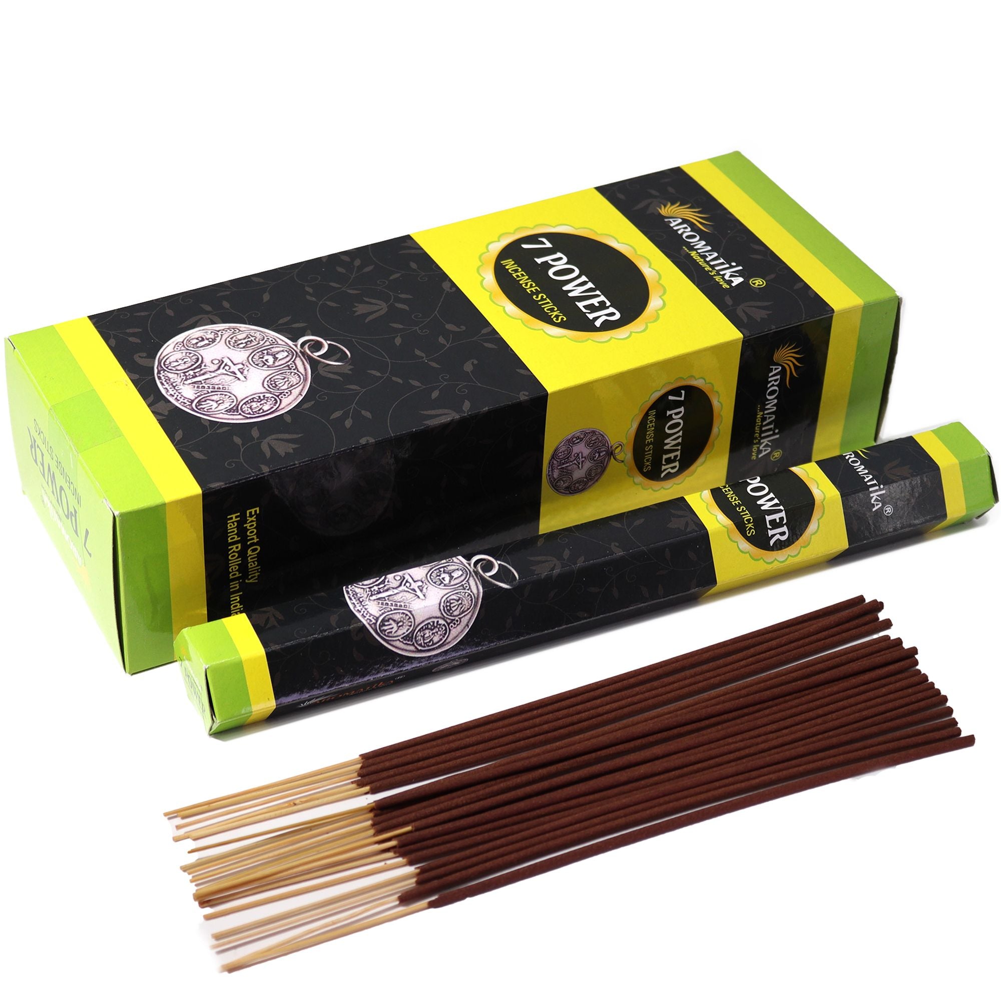 Aromatika Charcoal Free Hex Incense Sticks 7 Powers for Serenity