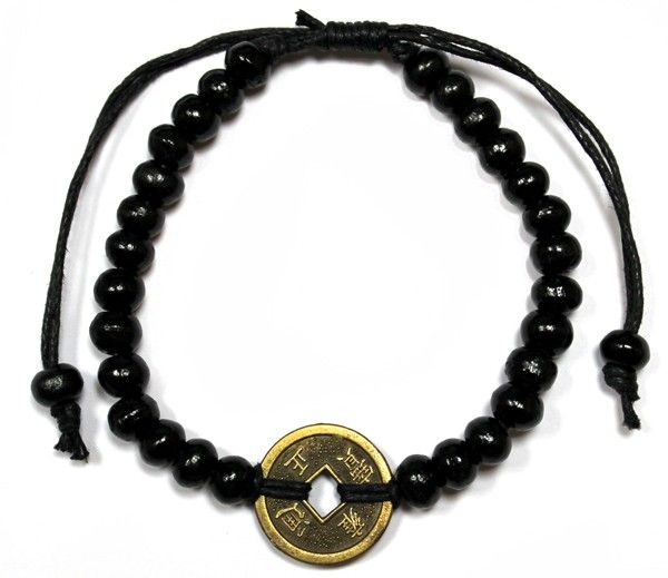Good Luck Feng Shui Bracelets in Black for Prosperity and Success