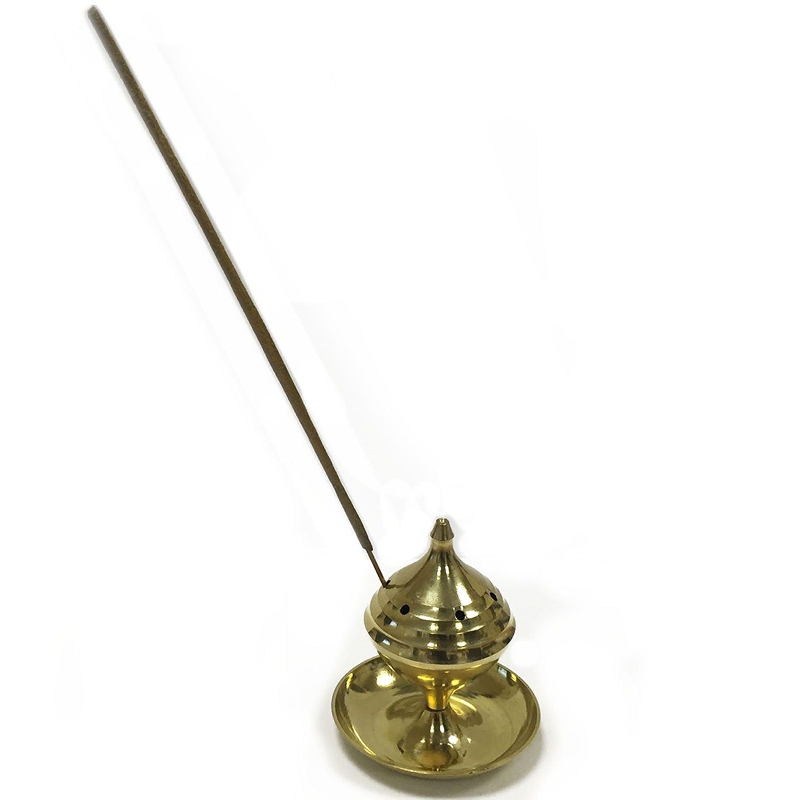 Large Brass Incense Burner for Creating a Calming Home Atmosphere