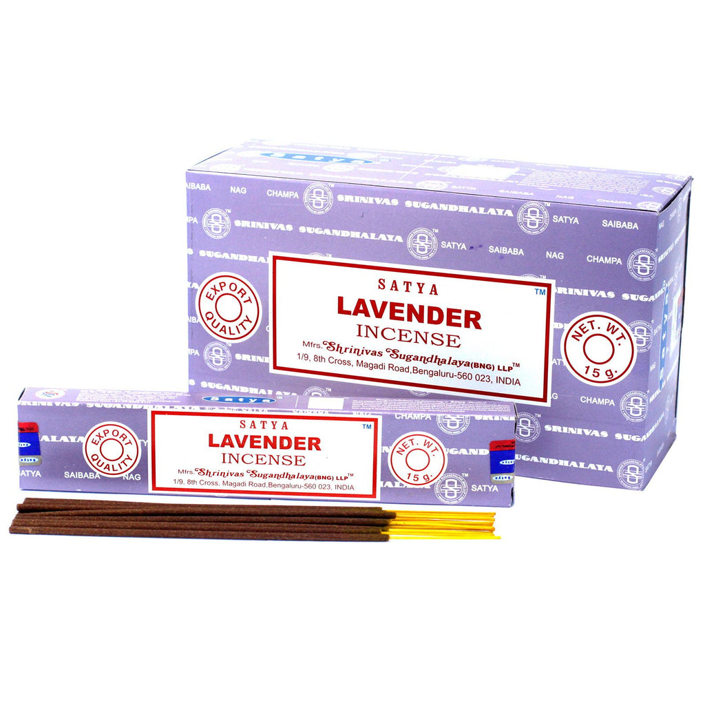 Satya Incense Sticks 15gm with Lavender Aroma for Home Fragrance
