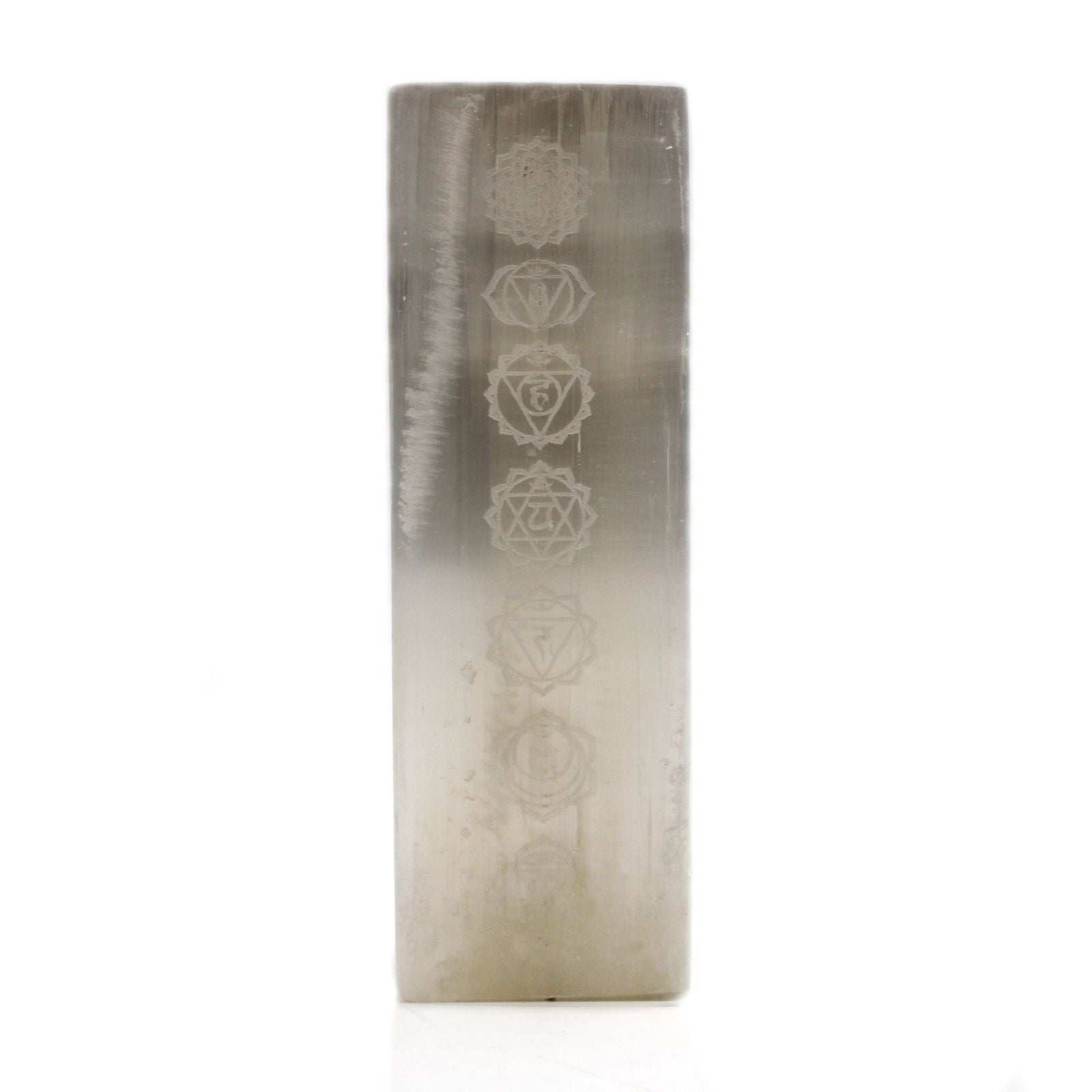 Selenite Block Lamp 25cm Unique Handmade Lamp for Home Decor