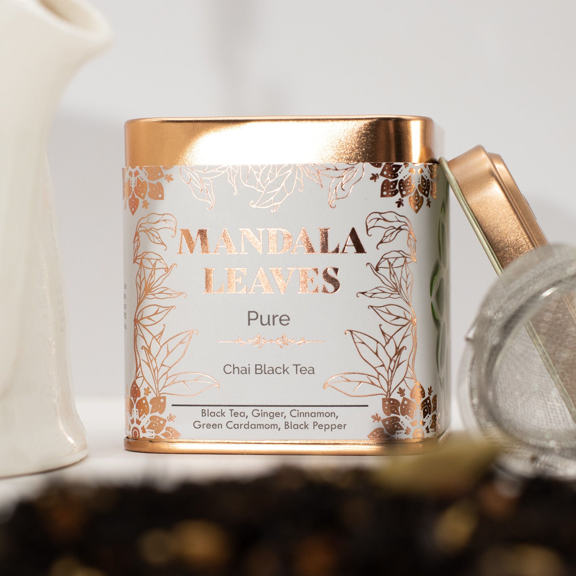 50g Chai Black Tea Bold and Aromatic Spiced Infusion in a Tin