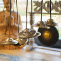 Premium Brass Tibetan Tingsha Bells with Lucky Symbols Design