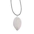 Bravery Leaf Necklace Unique Silver Leaf Jewellery for Nature Lovers