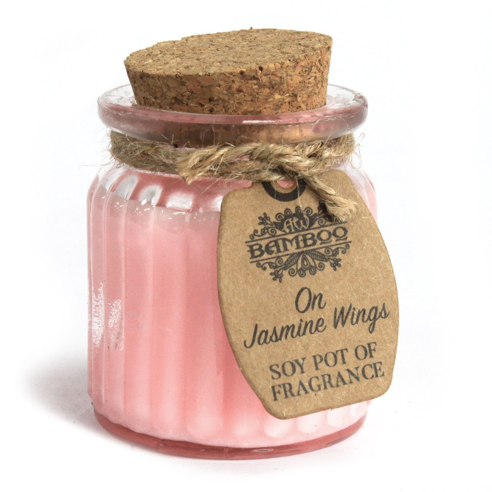 On Jasmine Wings Soy Pot of Fragrance Candles for Home Use