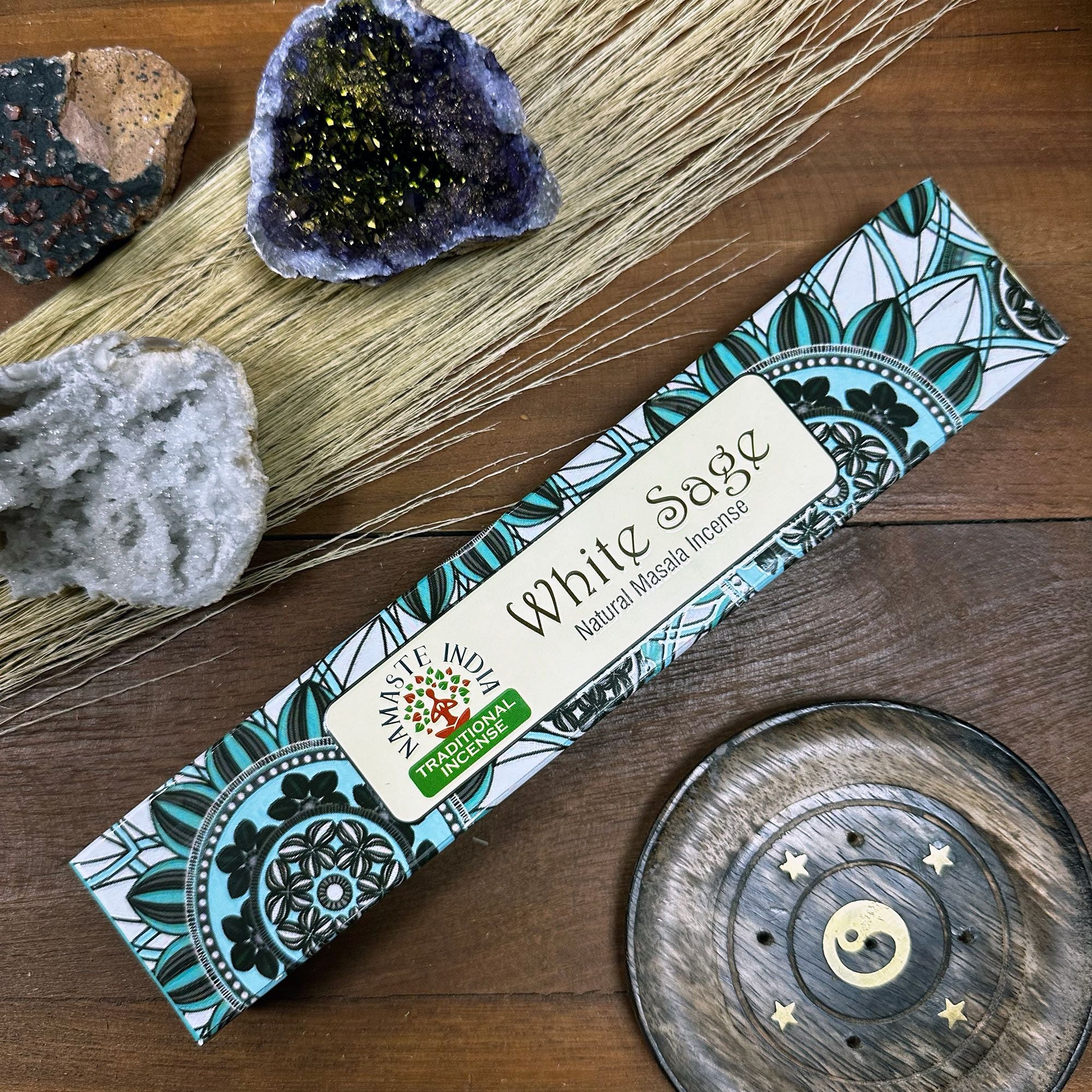 Namaste Mandala Masala Incense Sticks with White Sage Aroma
