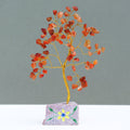 Carnelian Gemstone Tree with 80 Stones for Home Décor