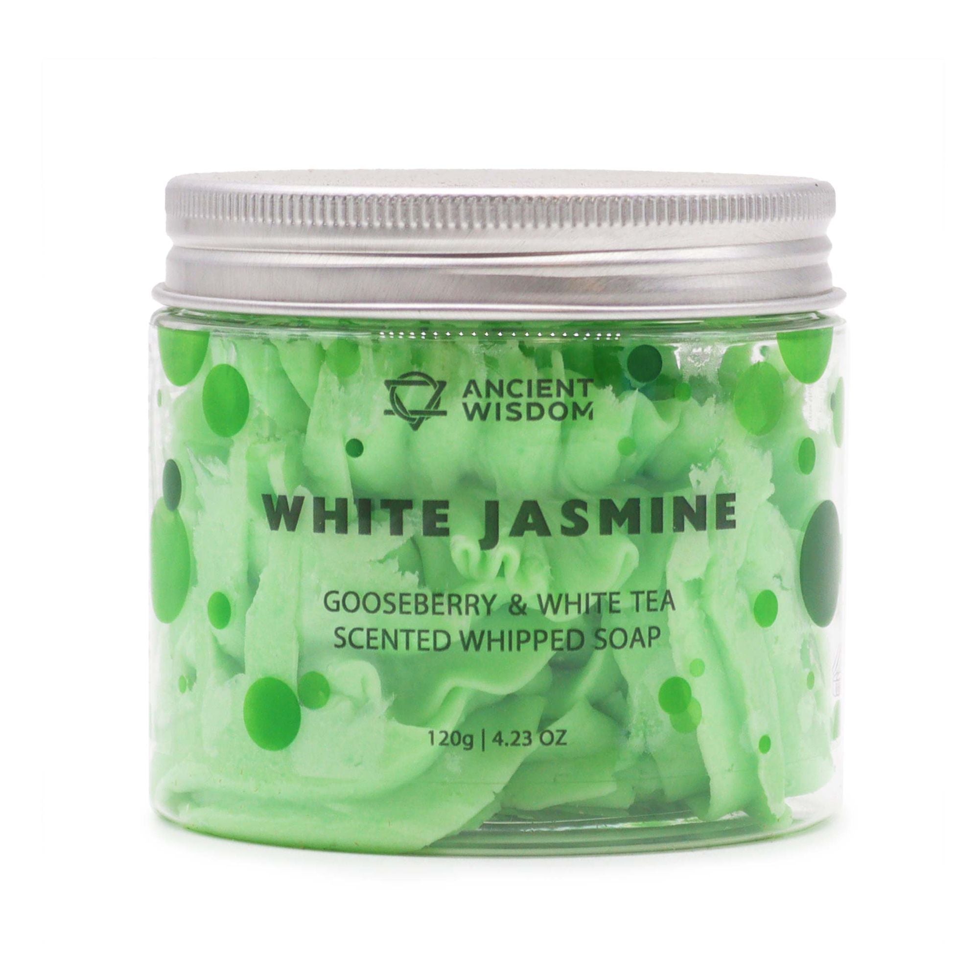 Gooseberry & White Tea Whipped Soap 120g for Luxurious Cleansing