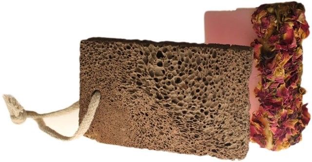 Volcanic Foot Stone Square Soap Shape for Effective Exfoliation