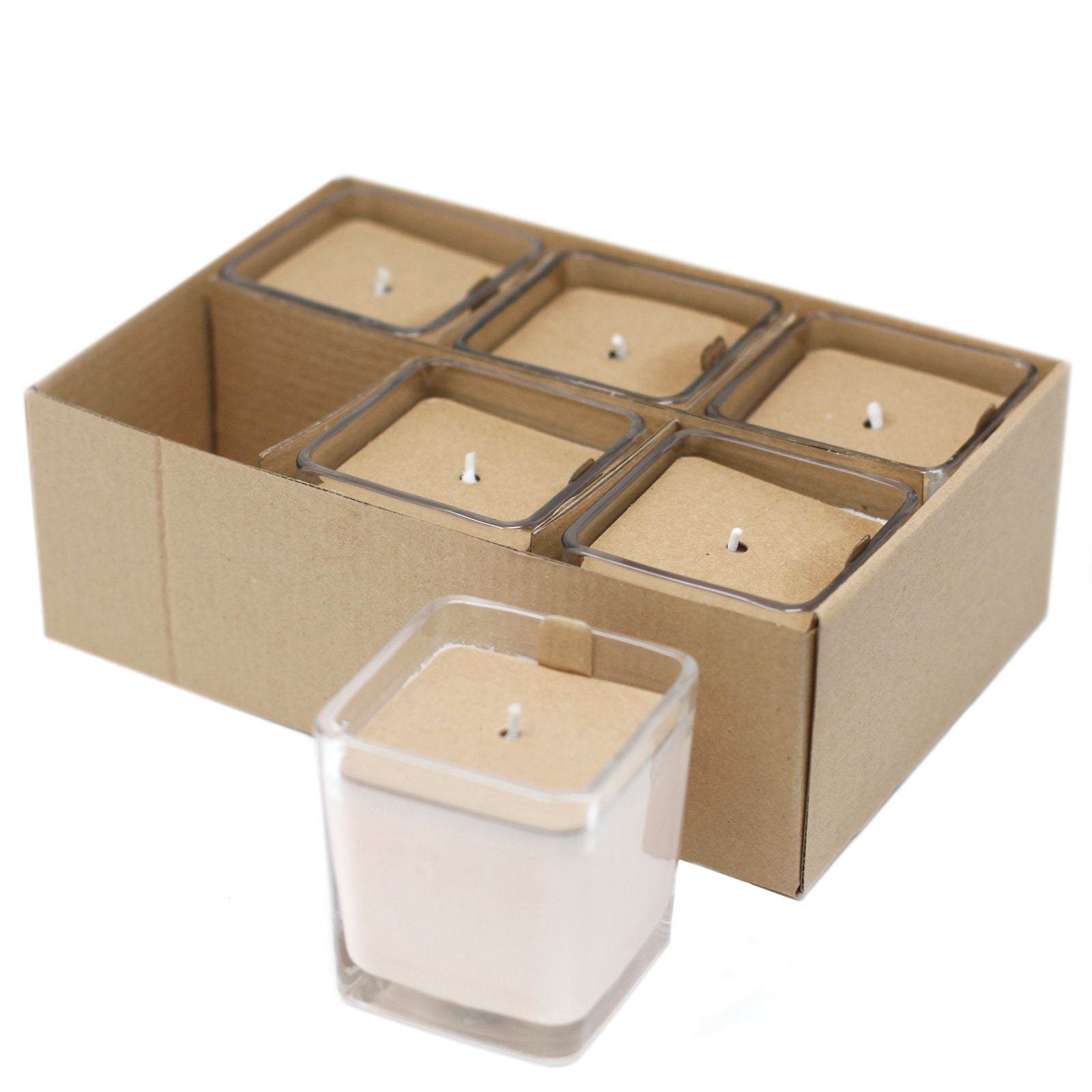 White Label Soy Wax Jar Candle with Cucumber and Mint Aroma