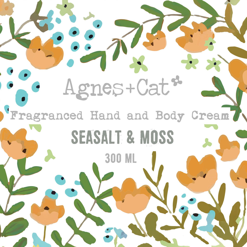 Agnes + Cat Hand and Body Cream Sea Salt and Moss Hydration 200ml