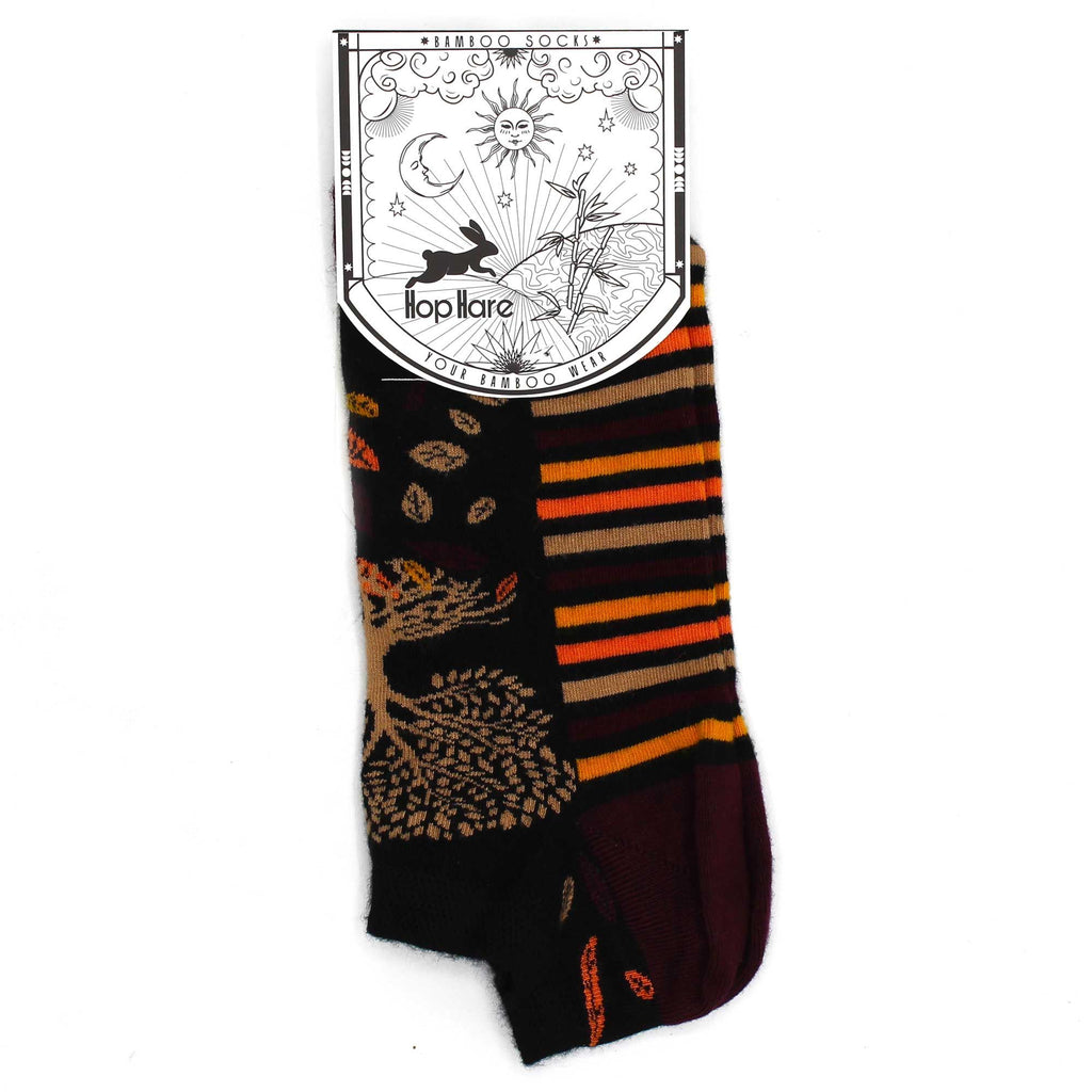 S/M Hop Hare Bamboo Socks Low Tree of Life Design for Comfort