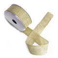 Natural Texture Ribbon 38mm x 20m in Sand for Gift Wrapping