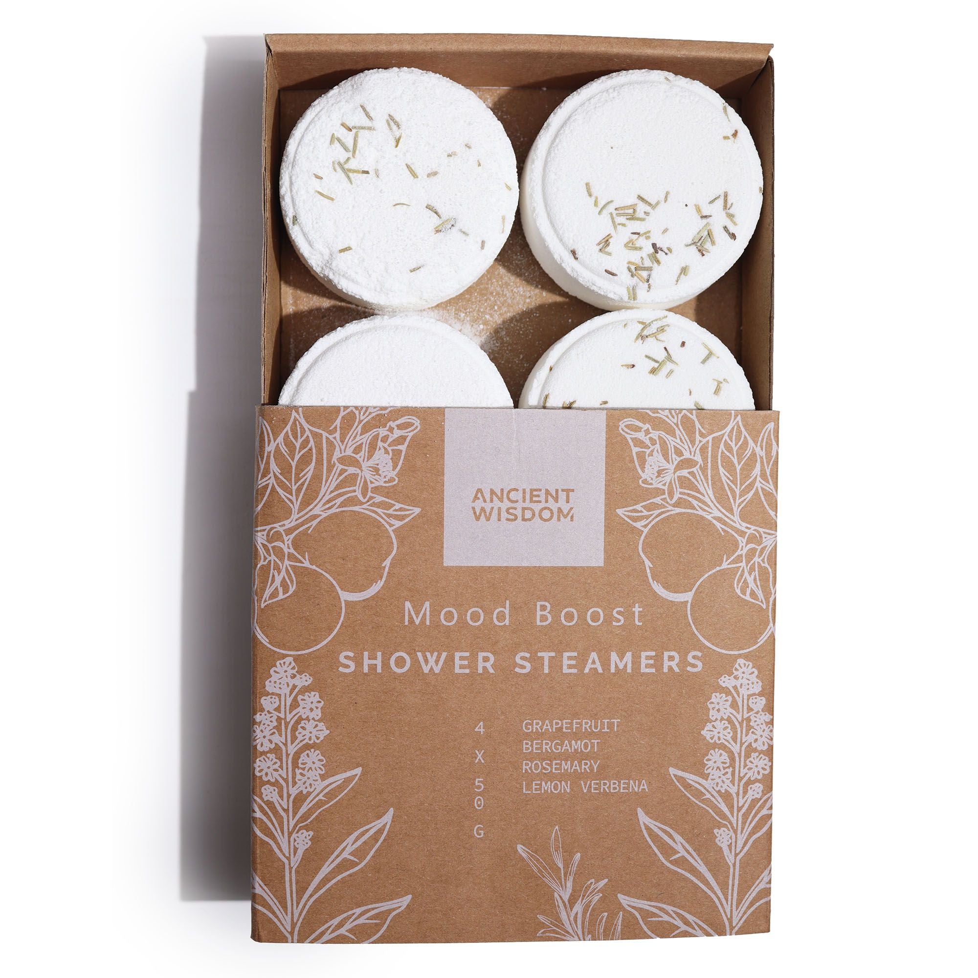 Zen Shower Steamers Wellness Gift Set with Uplifting Scents
