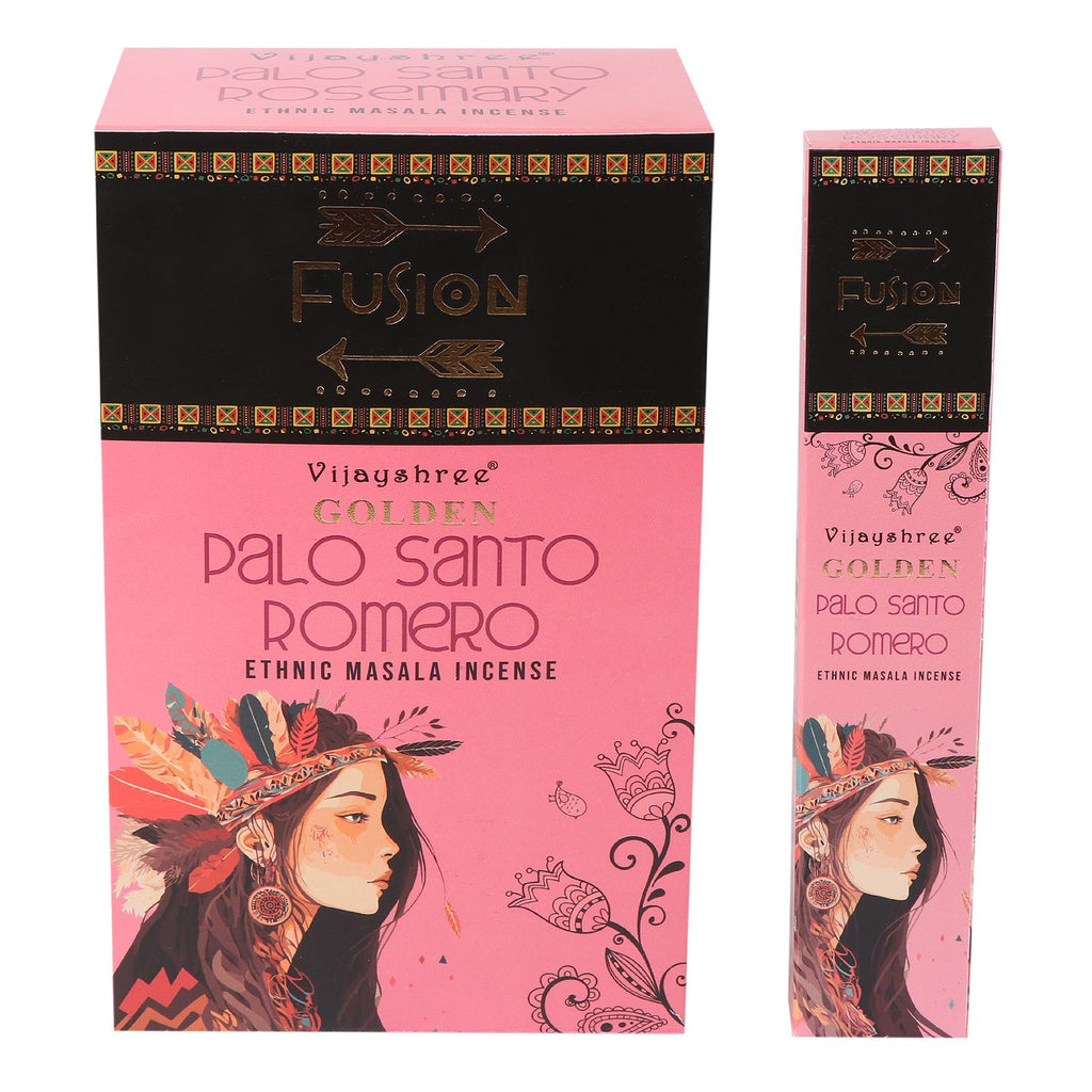 15g Golden Palo Santo and Rosemary Incense Sticks for Aromatic Use