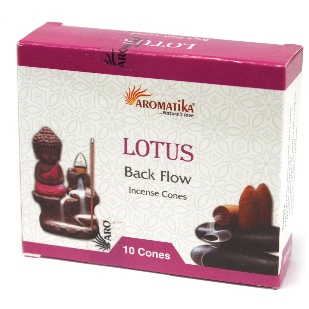 Aromatica Backflow Incense Cones Lotus for Relaxing Atmosphere