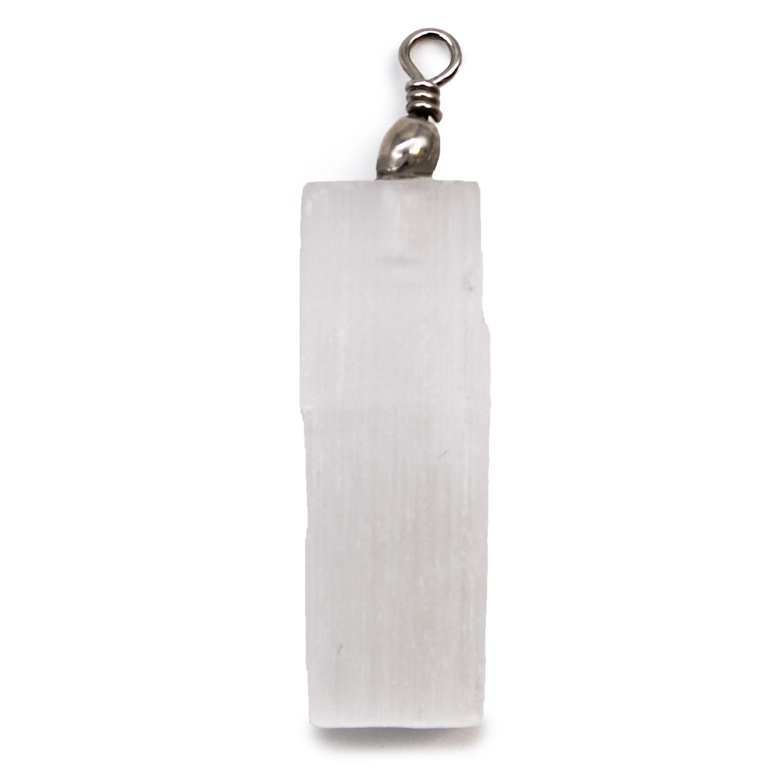 Selenite Natural Pendant with Unique Design for Elegant Style