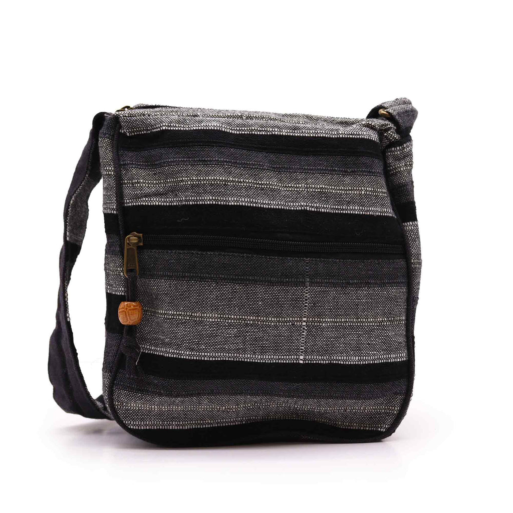 Lrg Nepal Sling Bag with Adjustable Strap in Mountain Granite