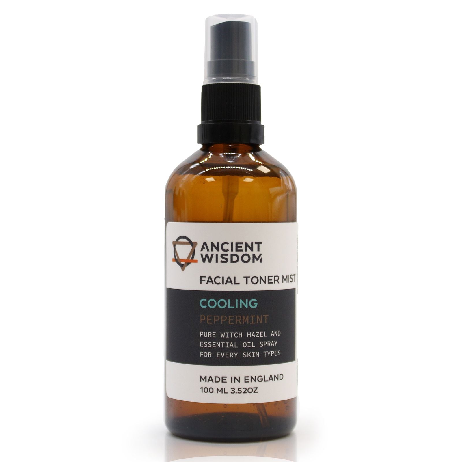 Witch Hazel with Peppermint 100ml Facial Toner Mist for Hydration
