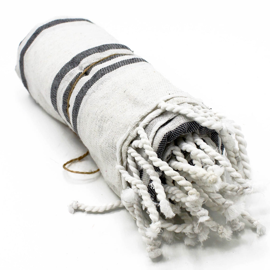 Hamman Spa Towel Charcoal 90x170cm for Luxurious Bathing