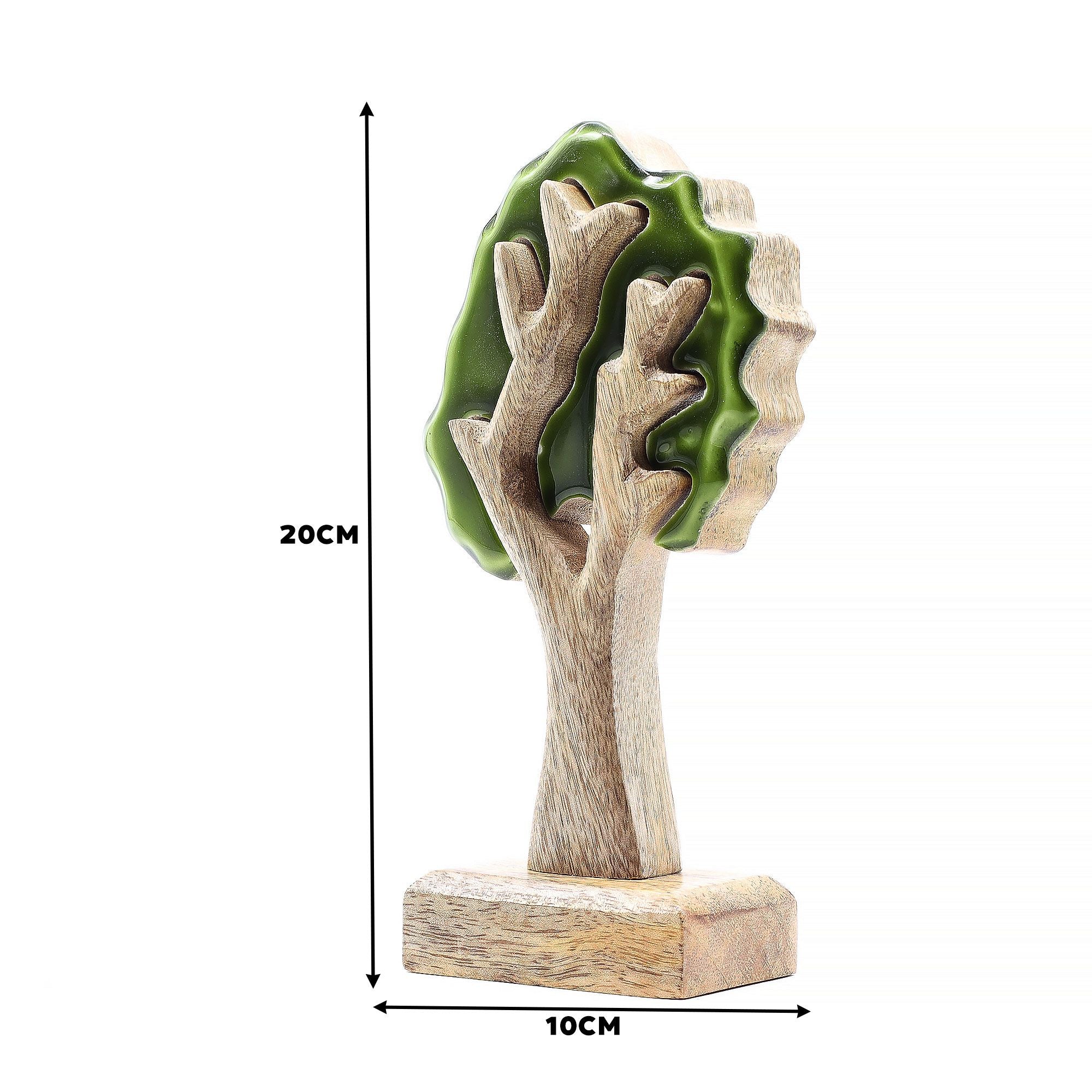 Lost in the Forrest Single Tree 3D Wooden Decoration 20x10cm