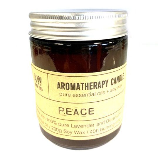 Aromatherapy Candle Peace for Relaxation and Clear Thinking 200g