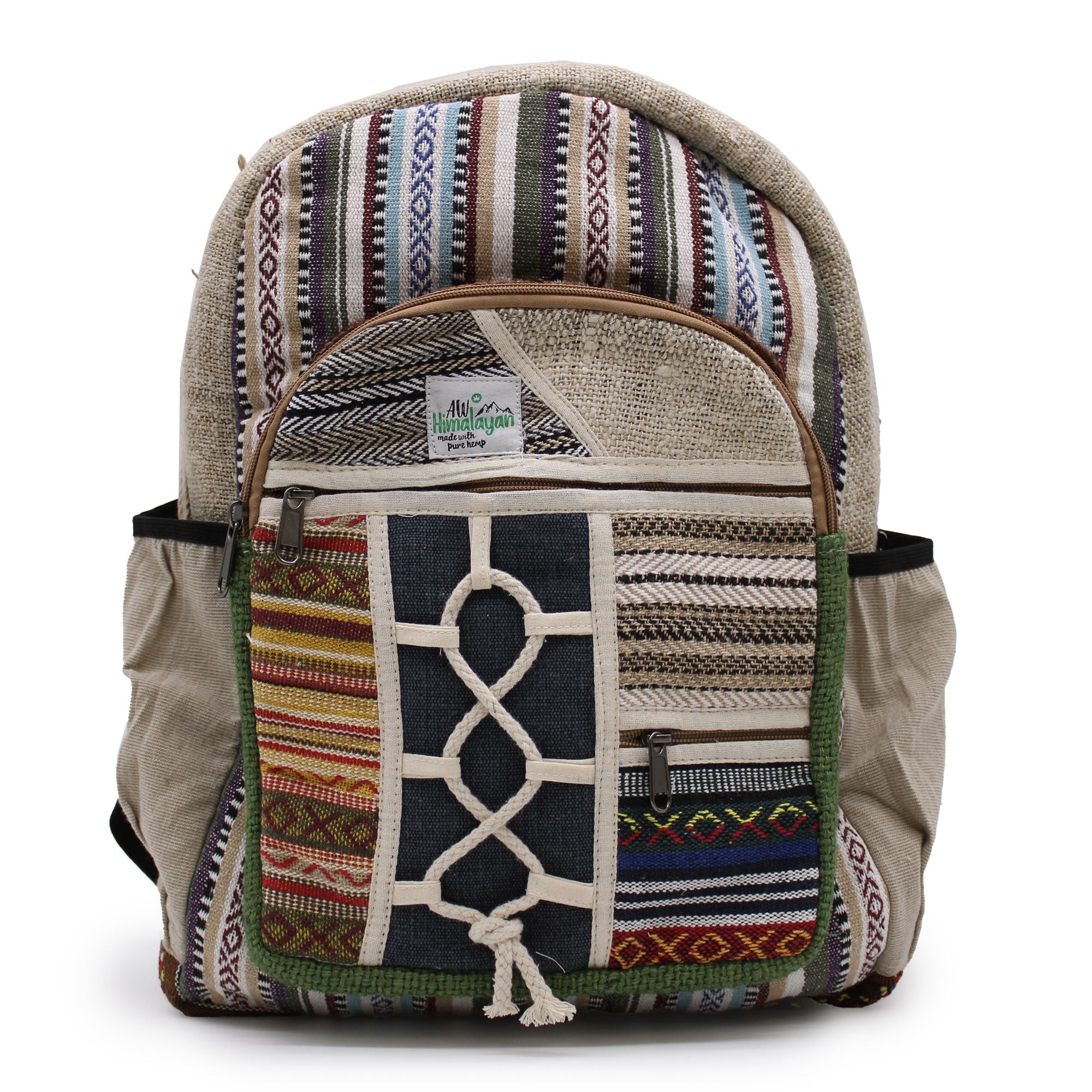 Large Backpack with Rope & Pockets Style for Everyday Use