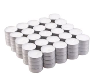 100 Unscented Tealights for Elegant Decor and Home Ambiance