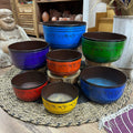 Large Chakra Set of Seven Singing Bowls for Home and Decor
