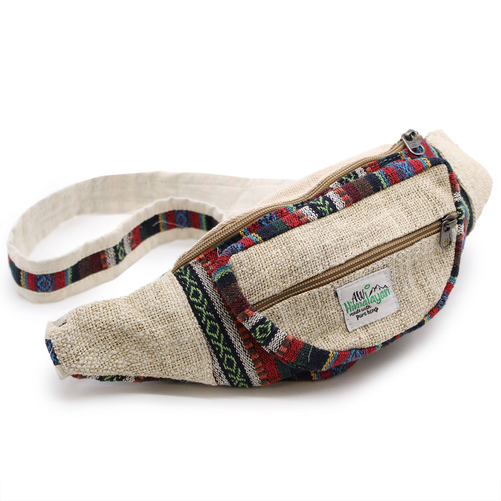 Bum Bag Hemp and Cotton in Assorted Colours for Everyday Use