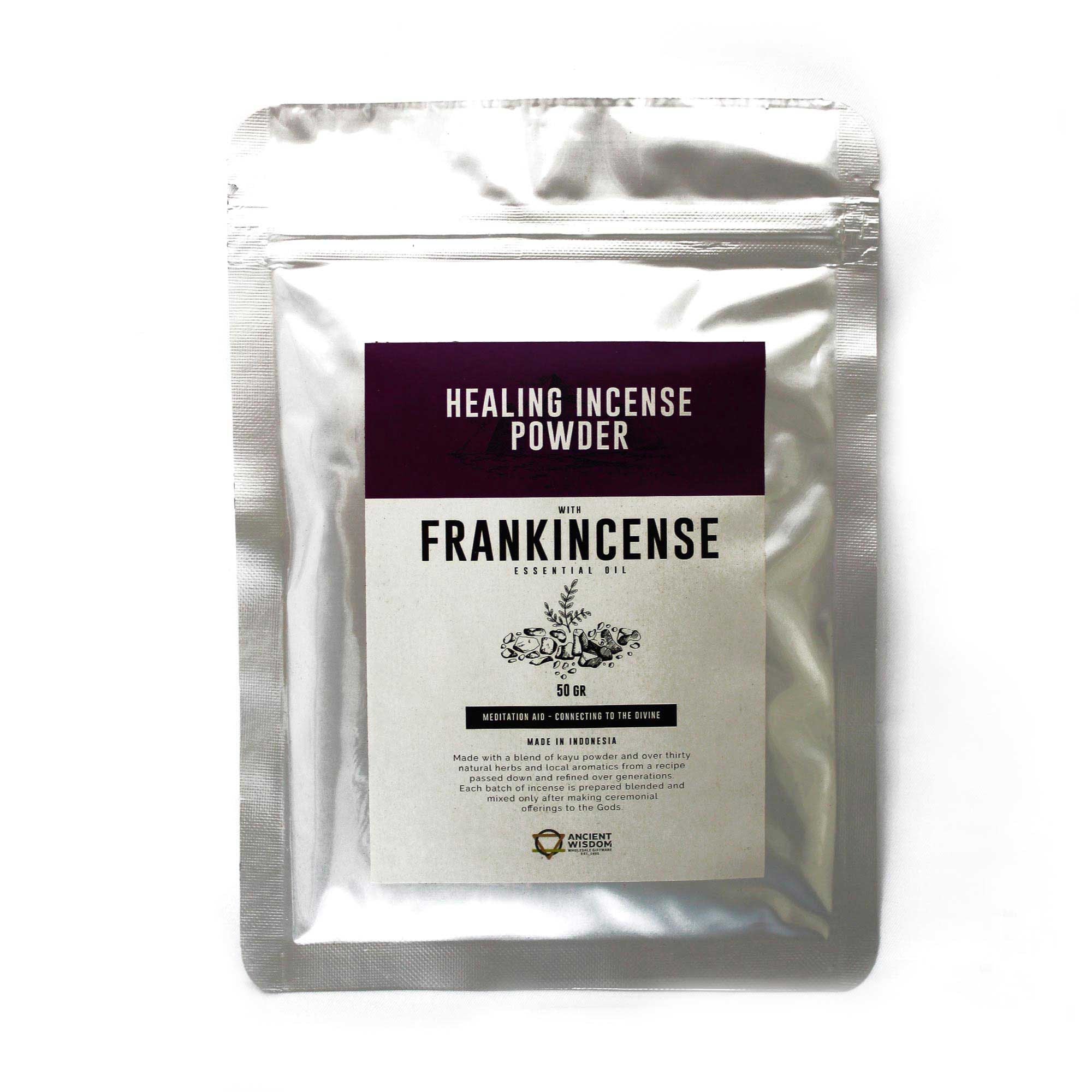 Healing Incense Powder Frankincense 50gm for Enchanting Spaces