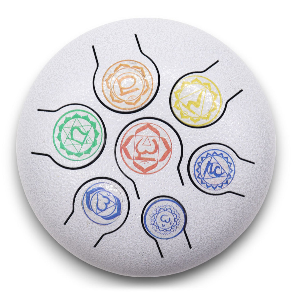 Med Hapi Drum 7 Chakra Soothing Steel Tongue Drum for Relaxation