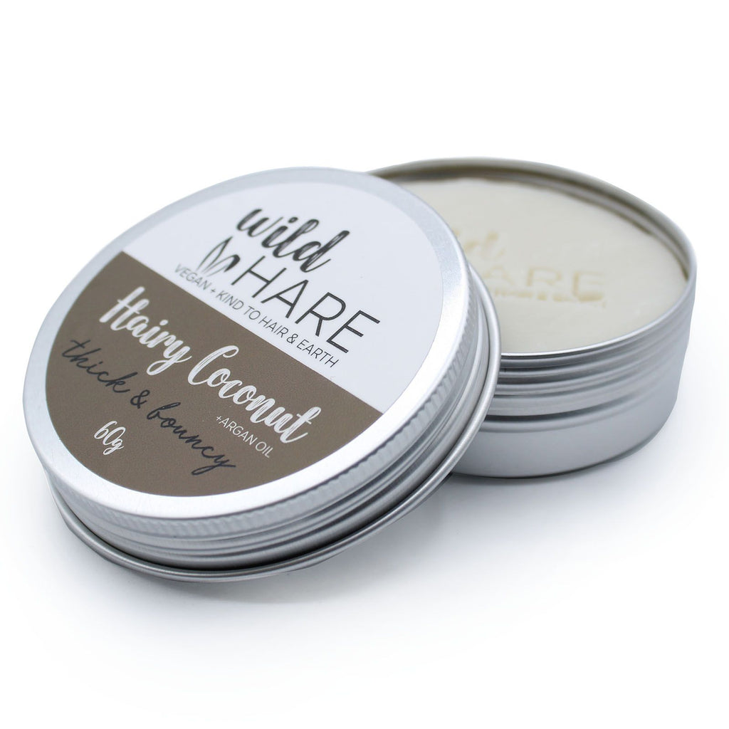 Wild Hare Solid Shampoo 60g Hairy Coconut for Eco Friendly Care